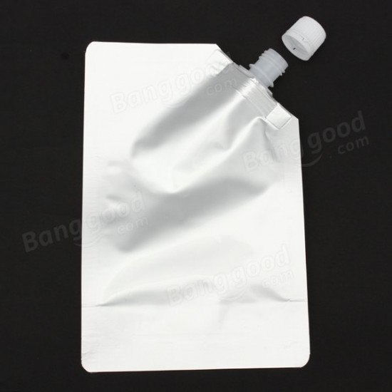 10Pcs 500ml Clear Spout Bag Stand Up Liquid Flask Pouch Bag With Cap 10Pcs 500ml Clear Spout Bag Stand Up Liquid Flask Pouch Bag With Cap