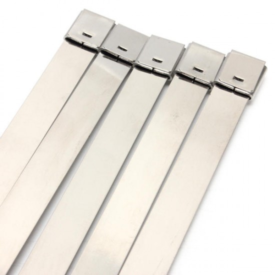 10pcs 12X350mm Ball Lock Metal Stainless Steel Zip Ties Wrap Strap 10pcs 12X350mm Ball Lock Metal Stainless Steel Zip Ties Wrap Strap