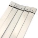 10pcs 12X450mm Ball Lock Metal Stainless Steel Zip Ties Wrap Strap