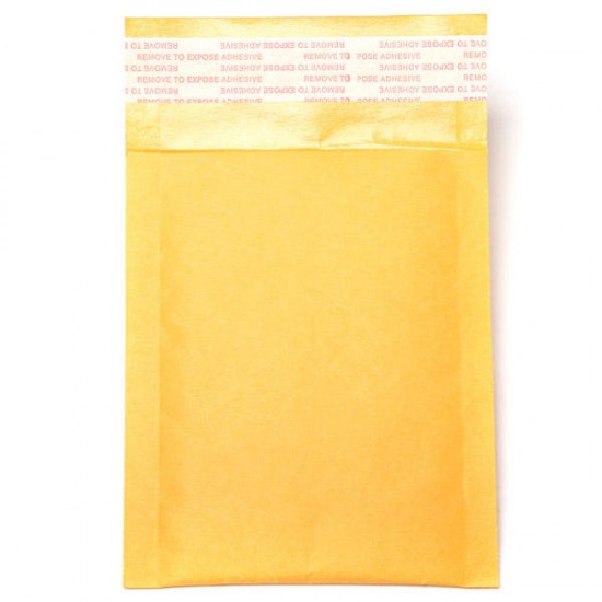 10pcs 230*280mm+40mm Bubble Envelope Yellow Color Kraft Paper Bag Mailers Envelope