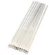 10pcs 7.9X400mm Ball Lock Metal Stainless Steel Zip Ties Wrap Strap