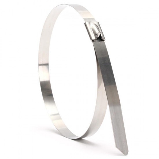 10pcs 7.9X400mm Ball Lock Metal Stainless Steel Zip Ties Wrap Strap 10pcs 7.9X400mm Ball Lock Metal Stainless Steel Zip Ties Wrap Strap