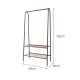 153x60x36cm Clothes Hanger Shoe Organizer Portable Floor Display Racks Garment Stand