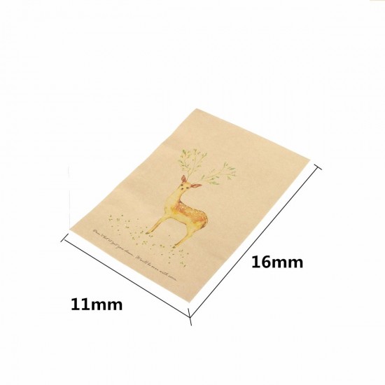 16x11mm Retro Self Seal Plain Envelope Brown Kraft Paper Mailer 16x11mm Retro Self Seal Plain Envelope Brown Kraft Paper Mailer