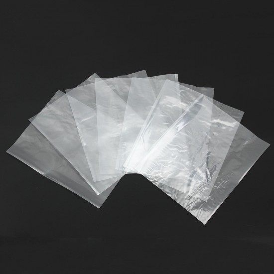 200Pcs PVC Heat Shrink Wrap Bags Clear Film DIY Crafts Gifts Bottle Packaging Bags