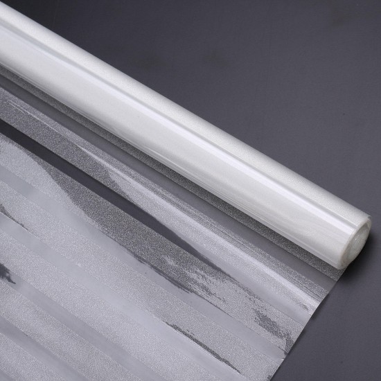 200×45cm Frost Window Film Static Striped Glass Self Adhesive Film Decoration 200×45cm Frost Window Film Static Striped Glass Self Adhesive Film Decoration