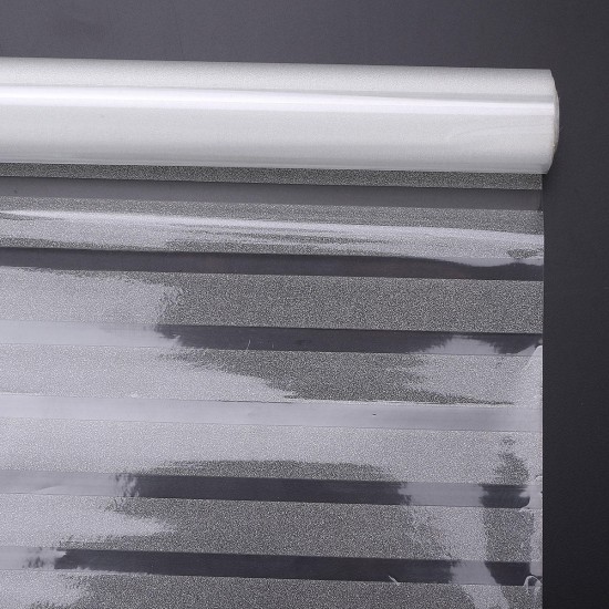 200×45cm Frost Window Film Static Striped Glass Self Adhesive Film Decoration 200×45cm Frost Window Film Static Striped Glass Self Adhesive Film Decoration