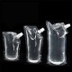 20Pcs Clear Spout Stand Up Liquid Flask Pouch Bag With Cap 20Pcs Clear Spout Stand Up Liquid Flask Pouch Bag With Cap