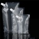 20Pcs Clear Spout Stand Up Liquid Flask Pouch Bag With Cap 20Pcs Clear Spout Stand Up Liquid Flask Pouch Bag With Cap