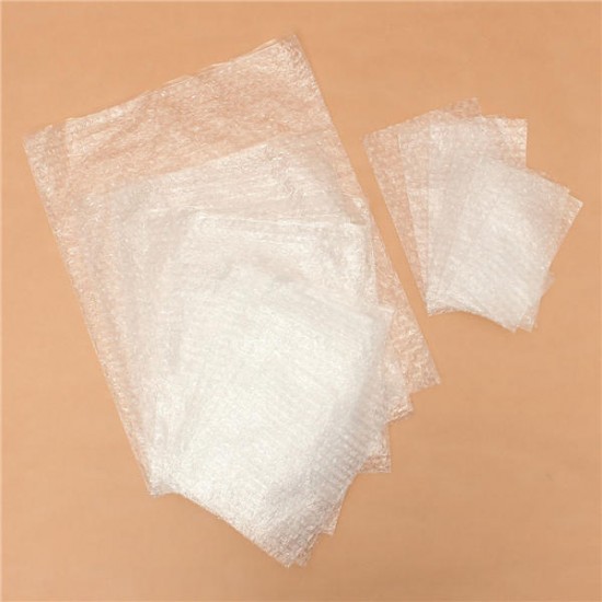 20pcs Clear Shakeproof Recyclable Small Packing Pouches Poly Bubble Wrap Bags