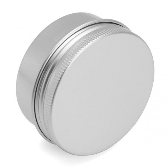 24Pcs 50G Aluminum Round Empty Jar Tin Screw Top Lid Cosmetic Sample Storage Container 24Pcs 50G Aluminum Round Empty Jar Tin Screw Top Lid Cosmetic Sample Storage Container