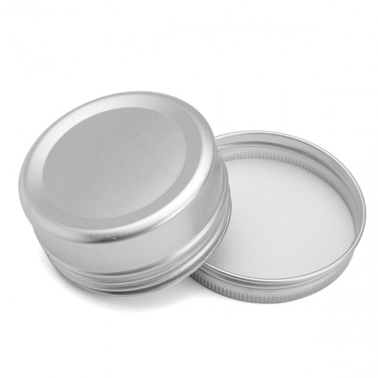 24Pcs 50G Aluminum Round Empty Jar Tin Screw Top Lid Cosmetic Sample Storage Container 24Pcs 50G Aluminum Round Empty Jar Tin Screw Top Lid Cosmetic Sample Storage Container