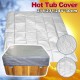 3 Style Large Durable UV Proof Spa Outdoor Bathtub Hot Tub Cover Guard Dust Cap