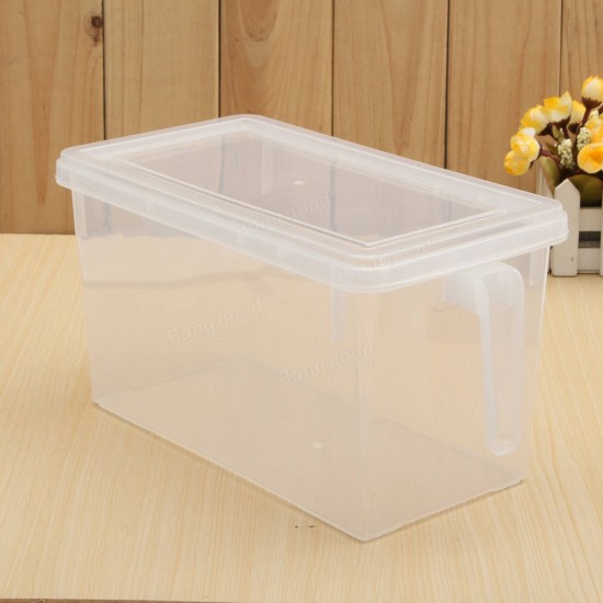 4.7L Kitchen Food Storage Box Sealed Crisper Refrigerator Organizer Container Preservation