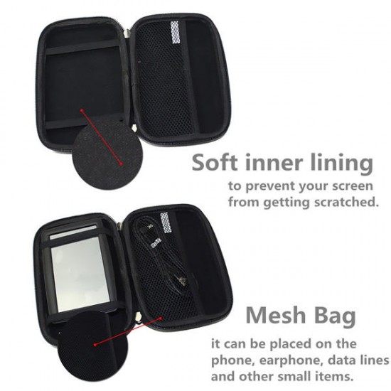 5 Inch Hard Shell Black EVA Sat Nav GPS Storage Case Cover Carry Bag 5 Inch Hard Shell Black EVA Sat Nav GPS Storage Case Cover Carry Bag