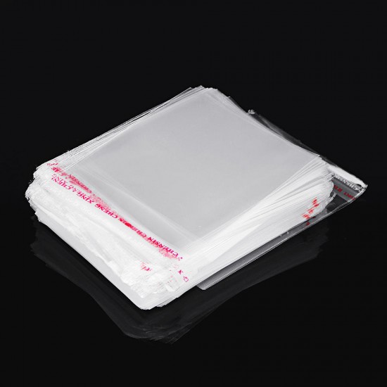 500Pcs Transparent Self Adhesive Seal Plastic OPP Bag Mobile Phone Shell Packaging Bags