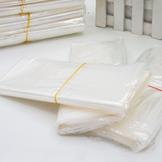 50Pcs 14x20 Inch POF Shrink Film Wrap Bags Transparent Clear Heat Seal Package Bags