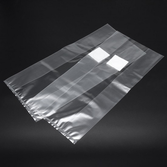 50Pcs 200x450x0.06mm PVC Mushroom Grow Seedling Bags Substrate High Temp Pre Sealable 50Pcs 200x450x0.06mm PVC Mushroom Grow Seedling Bags Substrate High Temp Pre Sealable