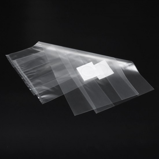 50Pcs 250x500x0.06mm PVC Mushroom Grow Bag Substrate High Temp Pre Sealable 50Pcs 250x500x0.06mm PVC Mushroom Grow Bag Substrate High Temp Pre Sealable