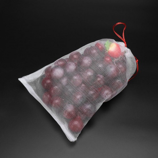 50Pcs 30×20cm Garden Plant Fruit Protect Drawstring Net Mesh Bag Anti Insect Bird 50Pcs 30×20cm Garden Plant Fruit Protect Drawstring Net Mesh Bag Anti Insect Bird