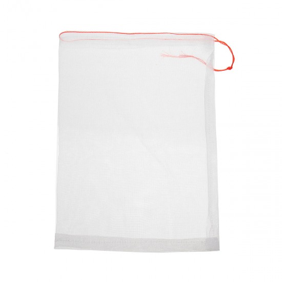 50Pcs 30×20cm Garden Plant Fruit Protect Drawstring Net Mesh Bag Anti Insect Bird