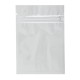 50Pcs 9x13cm Clear Front Aluminium Foil Zip Lock Bags Food Reclosable Seal Storage Packaging Bags