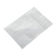 50Pcs 9x13cm Clear Front Aluminium Foil Zip Lock Bags Food Reclosable Seal Storage Packaging Bags