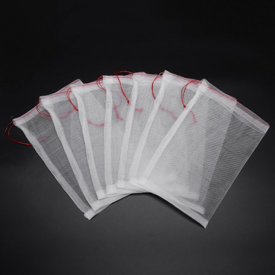 50Pcs Agriculture Garden Drawstring Mesh Net Bag Fruit Vegetable Plant Protect Anti Insect Bird 50Pcs Agriculture Garden Drawstring Mesh Net Bag Fruit Vegetable Plant Protect Anti Insect Bird