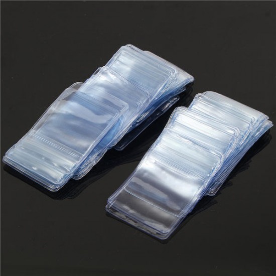 50Pcs Reclosable Ziplock Bag Self-adhesive Seal Ring Clear Plastic Bags 2x1.5 Inch