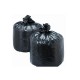 50Pcs/Set Black Large Size Trash Bags Trash Garbage Bags Tough Bag Heavy Duty Can Liners for Garden