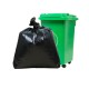 50Pcs/Set Black Large Size Trash Bags Trash Garbage Bags Tough Bag Heavy Duty Can Liners for Garden