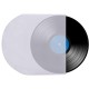 7'' 100Pcs Vinyl Record Antistatic Clear Plastic Cover Inner Sleeves LP LD Bag