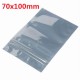 70x100mm ESD Anti-Static Shielding Zip Lock Packing Storage Bags