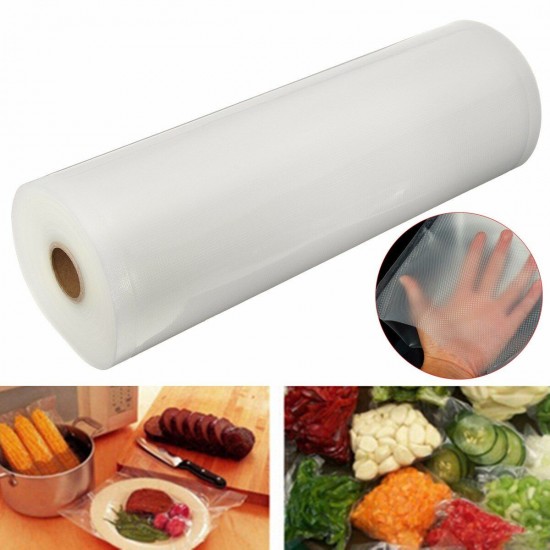 Big Size 28x1500cm Vacuum Sealing Roll Bag Storage Food Saver Kitchen Plastic Heat Seal Bags Freeze