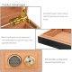 Black Cedar Wood Lined Cigar Storage Box Humidor Humidifier Case with Hygrometer Black Cedar Wood Lined Cigar Storage Box Humidor Humidifier Case with Hygrometer