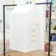 Clothing Dust Cover Single Rail Garment Suit Clothes Cover Hanging Rack Zipper Storage