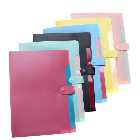 Paper Files Document Holder Folder Storage Binder Pouch Package for A4 Paper 4 Inter Layers Design