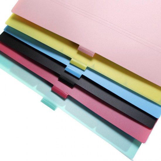 Paper Files Document Holder Folder Storage Binder Pouch Package for A4 Paper 4 Inter Layers Design