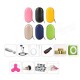 Universal PU Box Storage Package Case Oval Shape for Finger Spinner Data Cable Charger Earphone Universal PU Box Storage Package Case Oval Shape for Finger Spinner Data Cable Charger Earphone