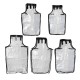 Universal Waterproof Transparent Protective Luggage Cover Suitcase Case Travel