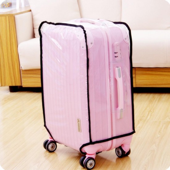 Universal Waterproof Transparent Protective Luggage Cover Suitcase Case Travel Universal Waterproof Transparent Protective Luggage Cover Suitcase Case Travel