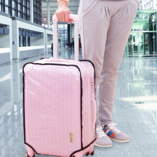 Universal Waterproof Transparent Protective Luggage Cover Suitcase Case Travel Universal Waterproof Transparent Protective Luggage Cover Suitcase Case Travel