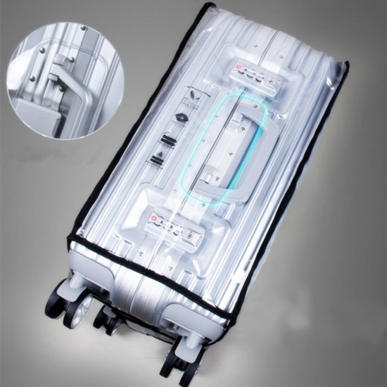 Universal Waterproof Transparent Protective Luggage Cover Suitcase Case Travel Universal Waterproof Transparent Protective Luggage Cover Suitcase Case Travel