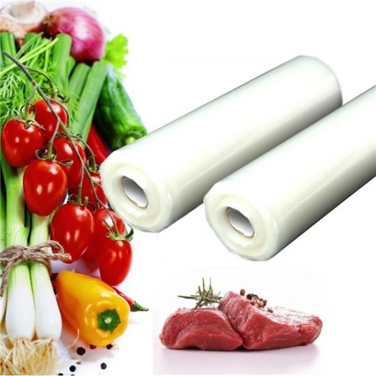 Vacuum Fresh-keeping Self Seal Ring Food Save Storage Roll Bag 500x20cm