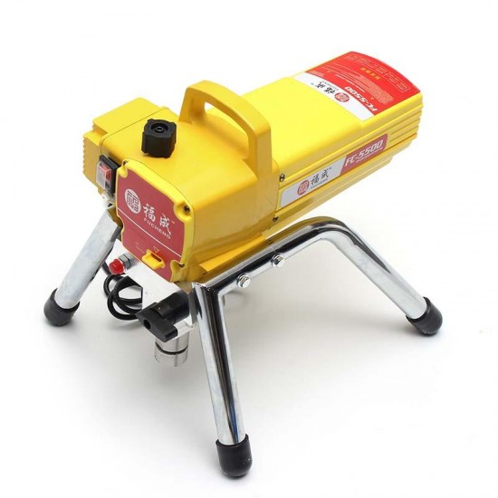 2200W 220V 6000Psi High Pressure Airless Spraying Machine Paint Sprayer Wall Spray Machine