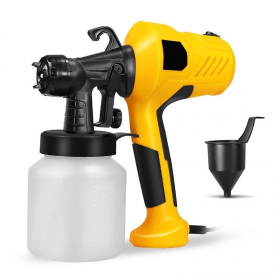 400W 800ml 2.5mm High Voltage Electric Paint Spray Guns Portable Detachable Paint Tool