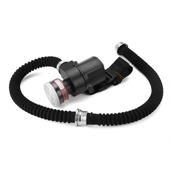Electric Flow Supplied Air Fed Pump Set Air Pump + Canister Filter + Charger for Full Face Mask