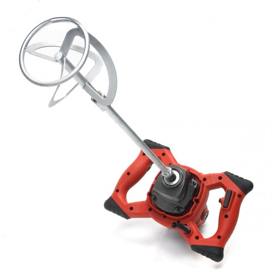 Electric Mortar Mixer 1600W Dual High Low Gear 6 Speed Paint Cement Grout Blender Electric Mortar Mixer 1600W Dual High Low Gear 6 Speed Paint Cement Grout Blender