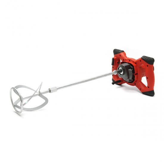 Electric Mortar Mixer 1600W Dual High Low Gear 6 Speed Paint Cement Grout Blender Electric Mortar Mixer 1600W Dual High Low Gear 6 Speed Paint Cement Grout Blender