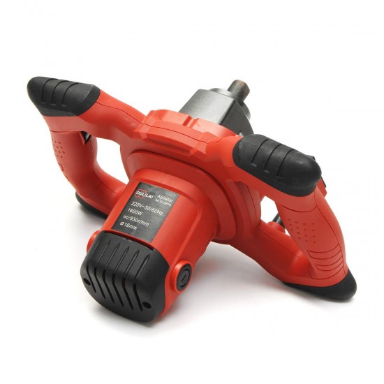Electric Mortar Mixer 1600W Dual High Low Gear 6 Speed Paint Cement Grout Blender Electric Mortar Mixer 1600W Dual High Low Gear 6 Speed Paint Cement Grout Blender